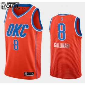 Camiseta Niños Oklahoma City Thunder Danilo Gallinari 8 2020-21 Jordan Brand Statement Edition Swingman
